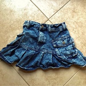 Grunge jean skirt